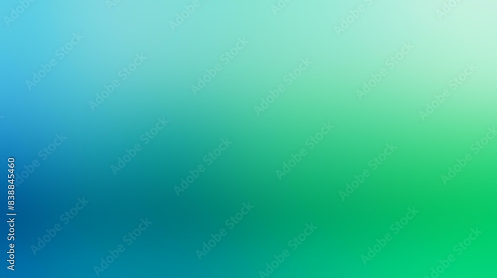 Poster green to blue gradient background with textured noise, dynamic look,blurred gradient