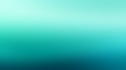Obraz premium Aqua to teal color gradient background, smooth transition, calming hues,Blurred Gradient