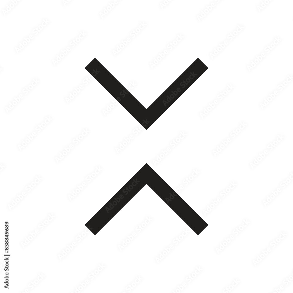 Poster up and down black vector arrows. arrows vector