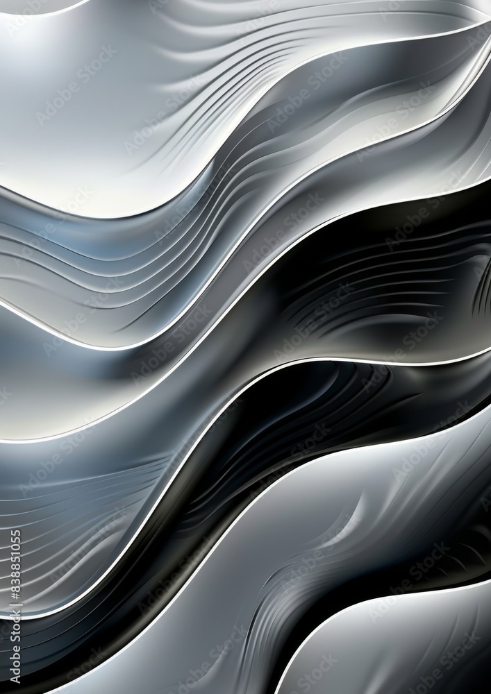 Aufkleber futuristic design featuring sharp focus on intricate lines and curves