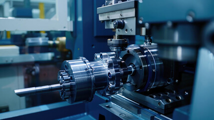 Naklejka premium Crucial Impact of Lathe and CNC Machines on Metallurgical Processes
