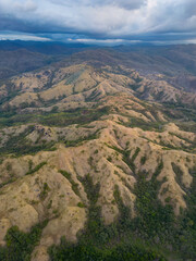 Fototapeta premium Aerial view of 17 Islands National park, Flores Island, Indonesia