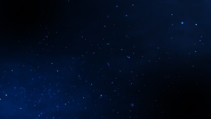 Cosmic Dust in a Midnight Blue Sky.