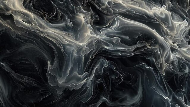 Abstract swirly black background animation 