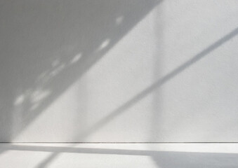 光の入った灰色の壁	
