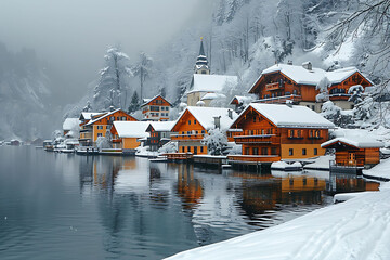 houses in the mountains