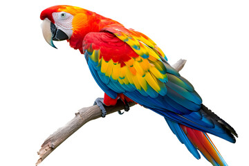 Naklejka premium blue and yellow macaw transparent background, PNG file