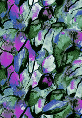 Abstract geometrical pattern on black