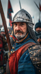 Medieval French Knight Portrait