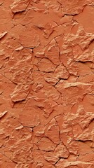 Fototapeta premium Cracked orange texture background pattern