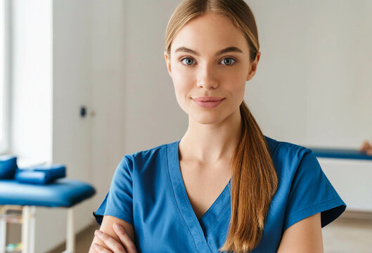 Female physiotherapist portrait
