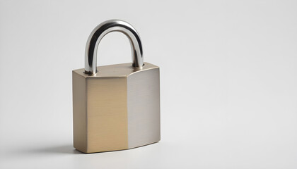 Padlock isolated on white background