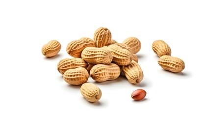 Nut isolated on white background