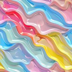 Abstract colorful wavy pattern background.