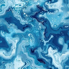 Obraz premium Abstract blue and white marble texture background