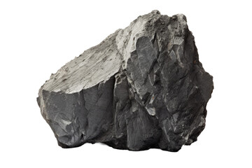 Obraz premium The Lone Wanderer: A Rocks Journey on a Blank Canvas on a White or Clear Surface PNG Transparent Background.