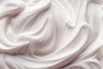 White texture of cream top view background.
