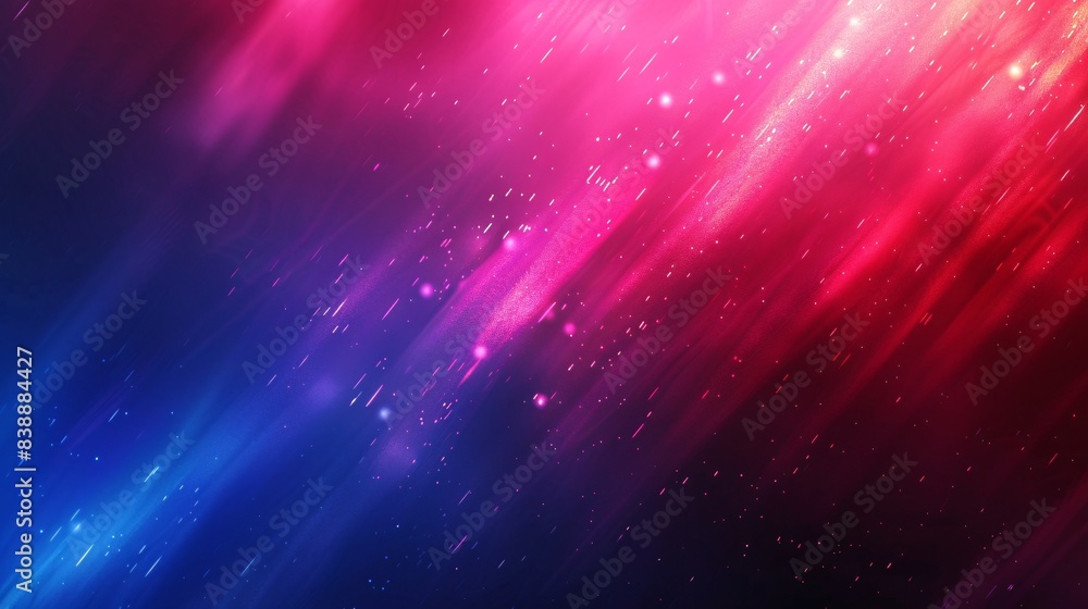 Poster a vibrant abstract background featuring pink and blue streaks of light with a cosmic feel, creating 