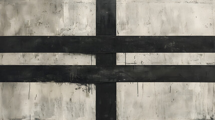 A minimalist background with a single, thin horizontal black line slightly off-center on a grey canvas, creating a sense of balance and elegance.