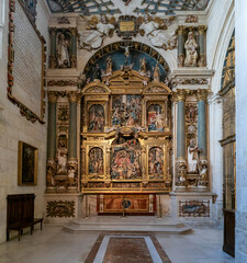 view of the altar piece of the Chapel of the Nativity