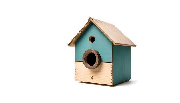 recommend clip art: Bird house isolated on white background