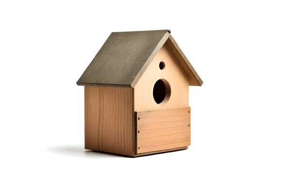 recommend clip art: Bird house isolated on white background