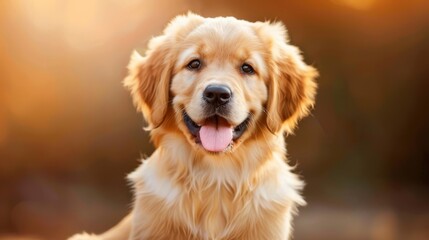 Golden Retriever dogs are fun and playful.