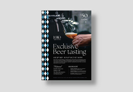 Oktoberfest Beer Flyer Template