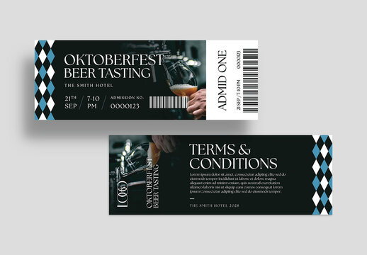 Oktoberfest Ticket Template