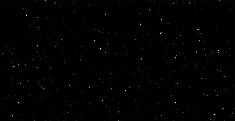 Seamless patern subtle white grunge speckle on black background. Distress grain abstract texture with grungy splash dirty repeated pattern. Backdrop with specks, grit, scratches, rough sand effect  