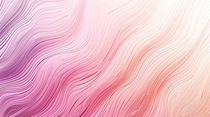 A pink and white background with a wavy line