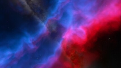 Space of night sky with cloud and stars