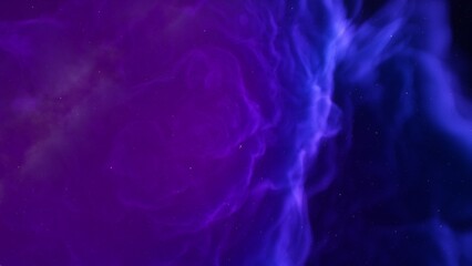 Space of night sky with cloud and stars