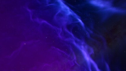 Space of night sky with cloud and stars