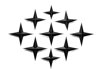 Fototapeta premium The Midnight Gathering of Stellar Souls on a White or Clear Surface PNG Transparent Background.