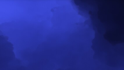 Space illustration with a color glow
