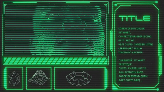 Retro Terminal Intro Title
