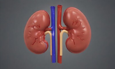 Kidney isolated on white background