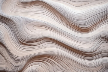 Obraz premium abstract wooden background with wavy lines in beige, brown and grey colors, fluid lines, liquid wooden effect