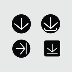 Download vector icon,symbol arrow button for apps and website  