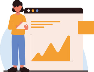 Shopping online ecommerce illustration vector collections
