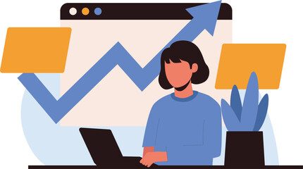 Shopping online ecommerce illustration vector collections