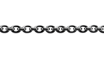 Dance of the Chains: A Symphony in Metal on a White or Clear Surface PNG Transparent Background.