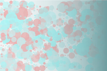 боке3Elegant background, bokeh effect. Pink and green-mont colour. Vector illustration Pattern with circles of different scale and transparency with overlap. Pattern for banners, web pages, ads, Wallp