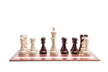 The Battle of Minds on a White or Clear Surface PNG Transparent Background.