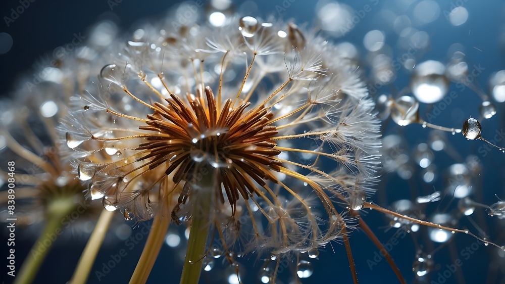 Poster delight in the intricate details of nature's design with this mesmerizing close-up macro shot captur