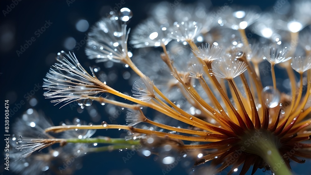 Poster delight in the intricate details of nature's design with this mesmerizing close-up macro shot captur