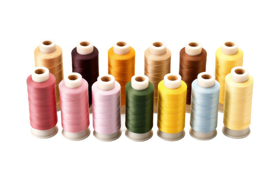 Symphony of Threads on a White or Clear Surface PNG Transparent Background.