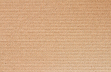 Cardboard sheet texture background, detail of recycle brown paper box pattern.