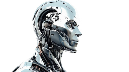 Fototapeta premium a close up of a robot